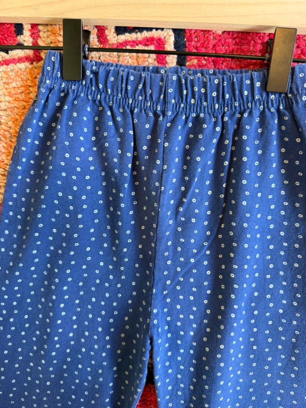 Buster Brown Kids vintage barrel shape legging elastic waist, navy blue size 6 - Picture 2 of 3